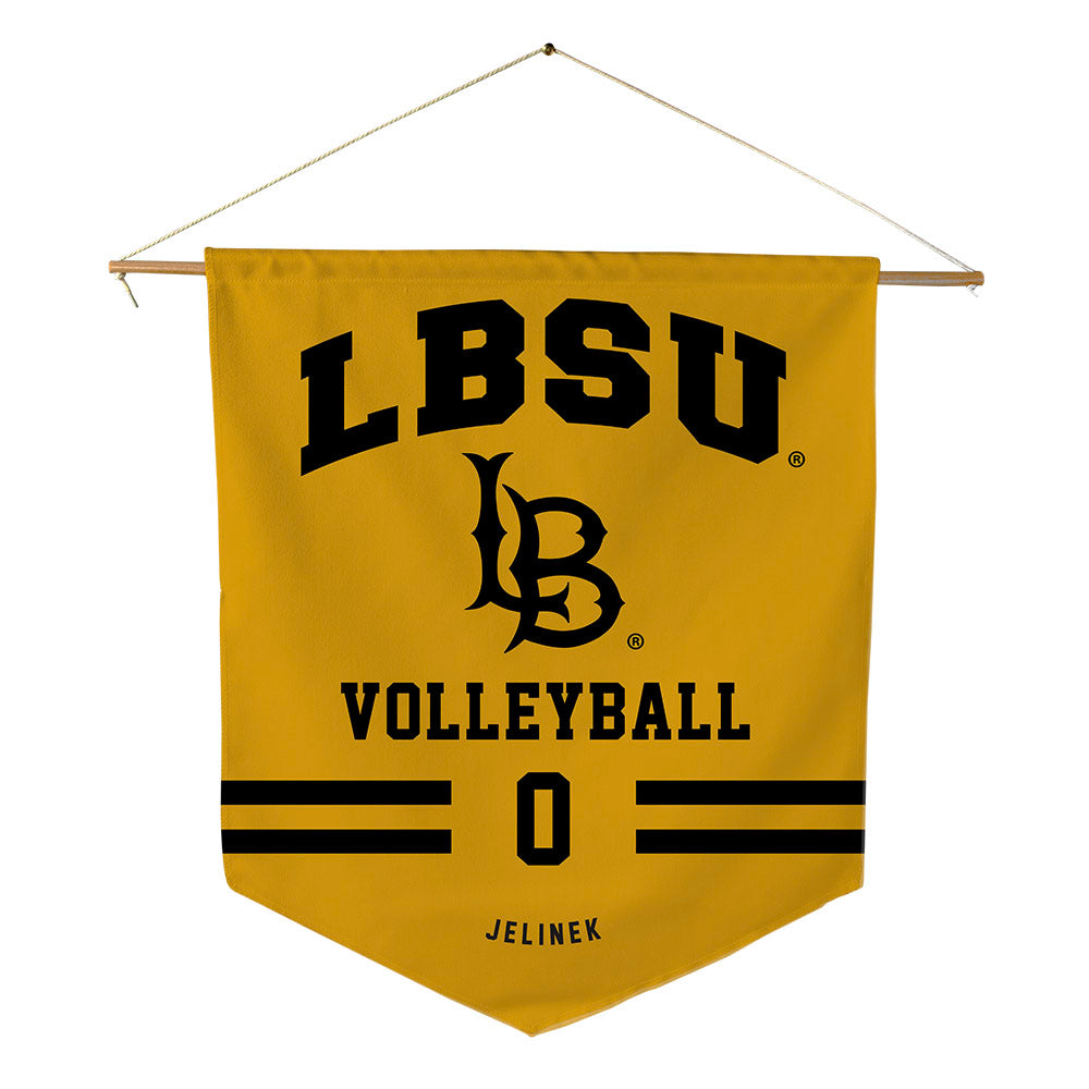 LBSU - NCAA Women's Volleyball : Anna Jelinek - Pennant - 18" x 21"-0