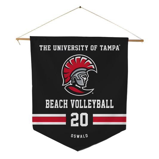 Tampa - NCAA Beach Volleyball : MC Oswald - Pennant - 18" x 21"-0