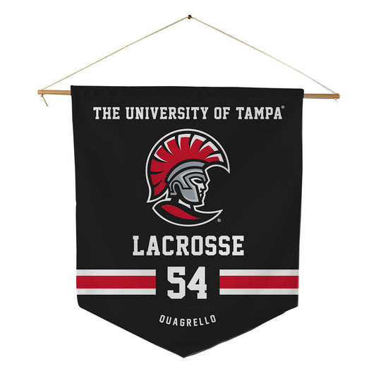 Tampa - NCAA Men's Lacrosse : AJ Quagrello - Pennant - 18" x 21"-0