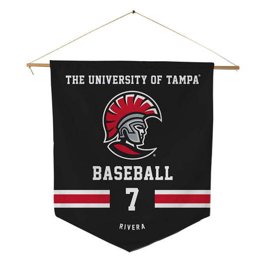 Tampa - NCAA Baseball : Hector Rivera - Pennant - 18" x 21"-0