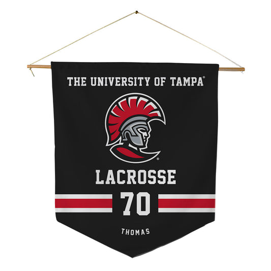 Tampa - NCAA Men's Lacrosse : Mp Thomas - Pennant - 18" x 21"-0