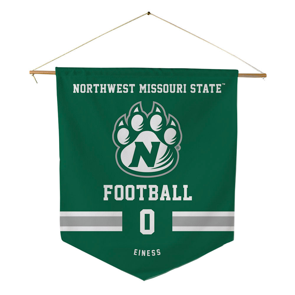 Northwest Missouri State - NCAA Football : Benjamin Einess - Pennant - 18" x 21"-0