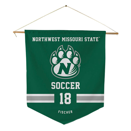 Northwest Missouri State - NCAA Women's Soccer : Addison Fischer - Pennant - 18" x 21"-0