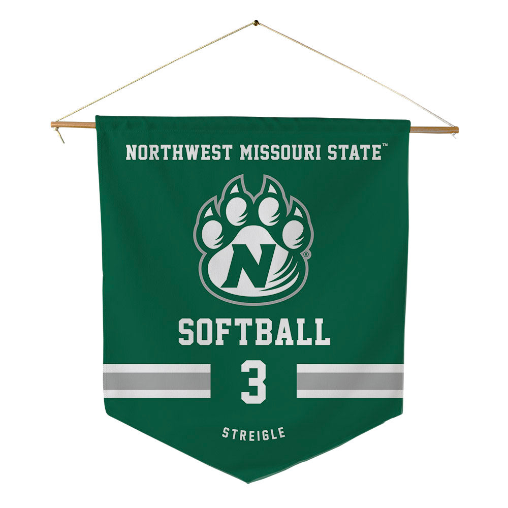 Northwest Missouri State - NCAA Softball : Jadyn Streigle - Pennant - 18" x 21"-0