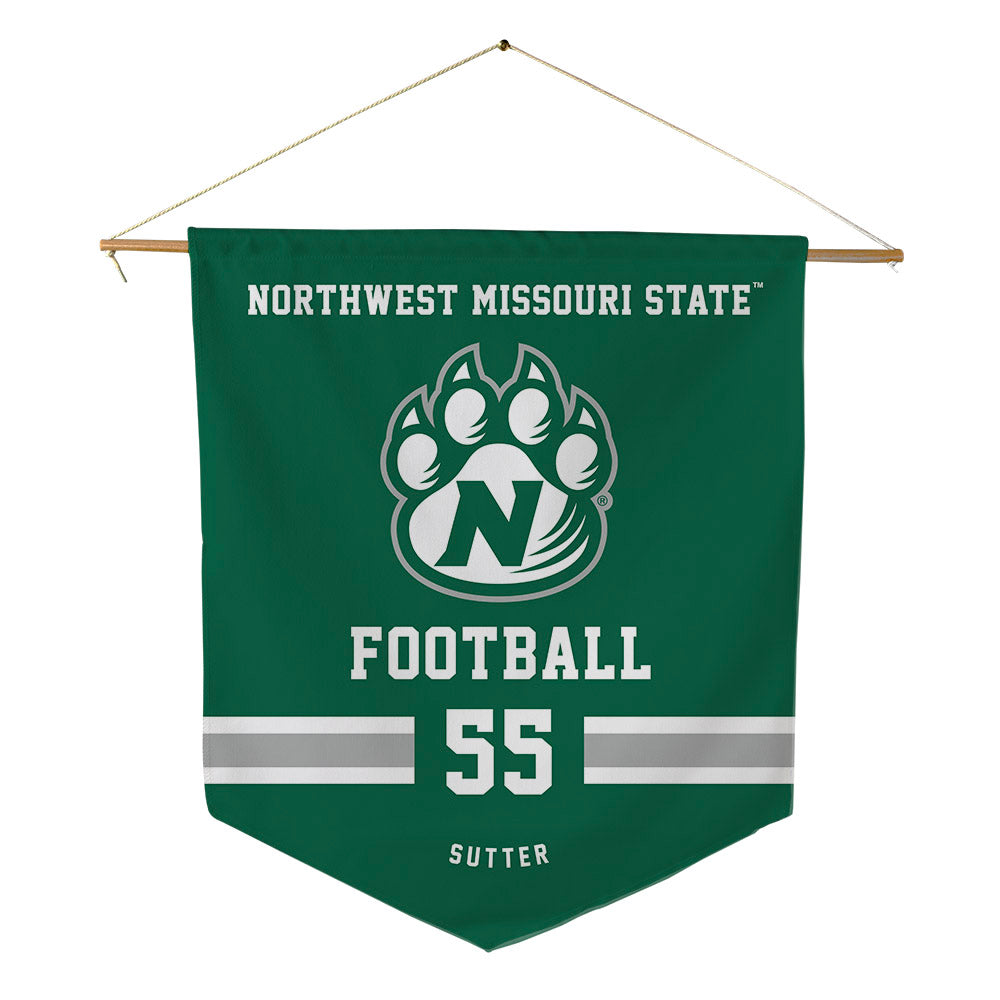Northwest Missouri State - NCAA Football : Owen Sutter - Pennant - 18" x 21"-0