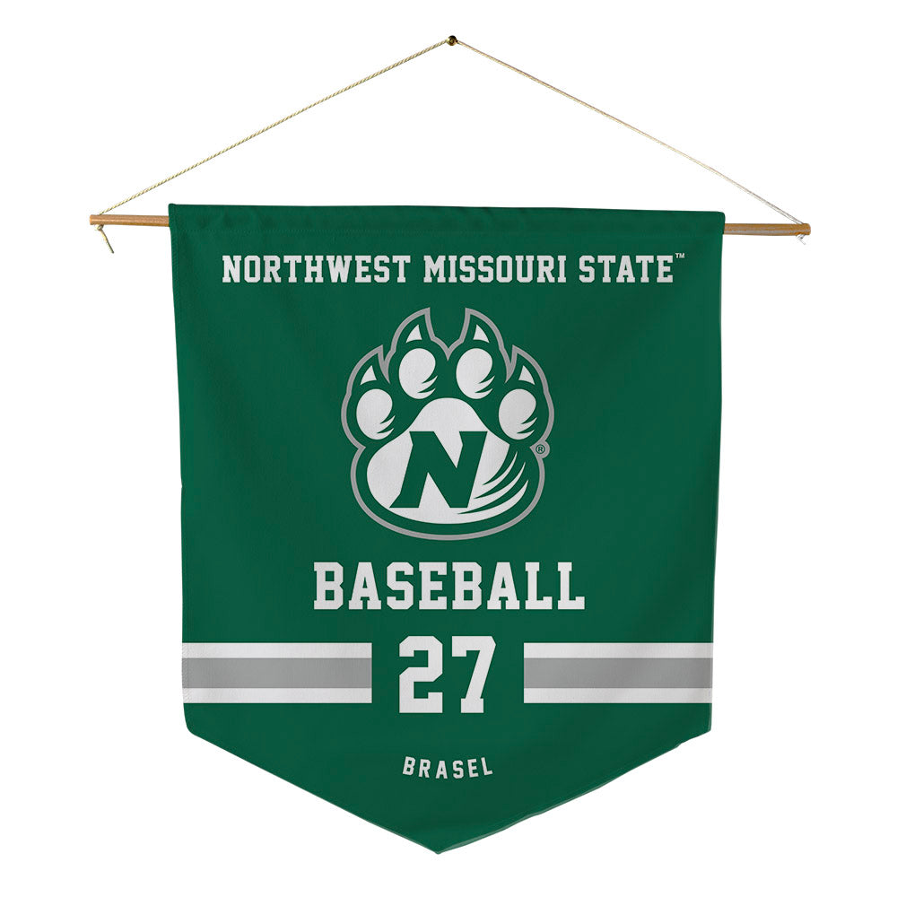 Northwest Missouri State - NCAA Baseball : Logan Brasel - Pennant - 18" x 21"-0