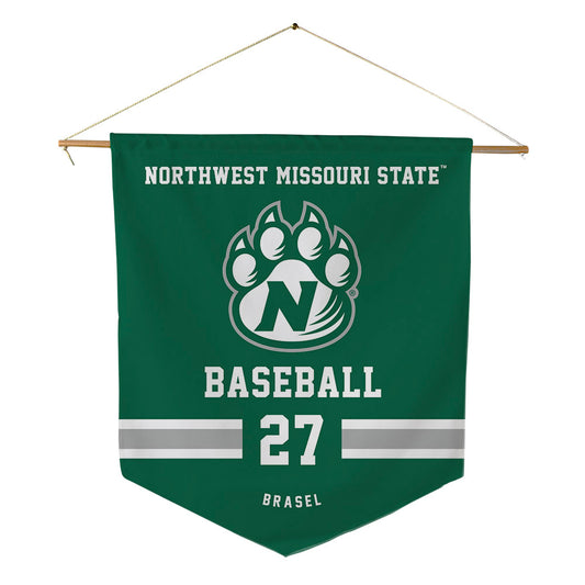 Northwest Missouri State - NCAA Baseball : Logan Brasel - Pennant - 18" x 21"-0