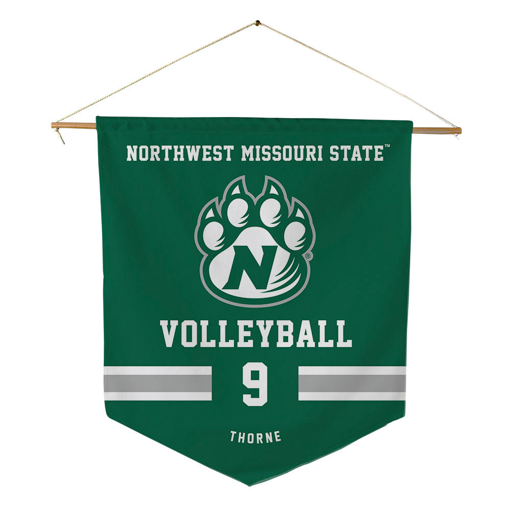 Northwest Missouri State - NCAA Women's Volleyball : Grace Thorne - Pennant - 18" x 21"-0