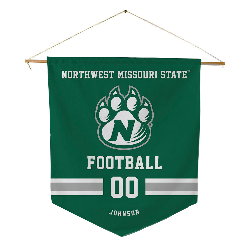 Northwest Missouri State - NCAA Football : Eli Johnson - Pennant - 18" x 21"-0