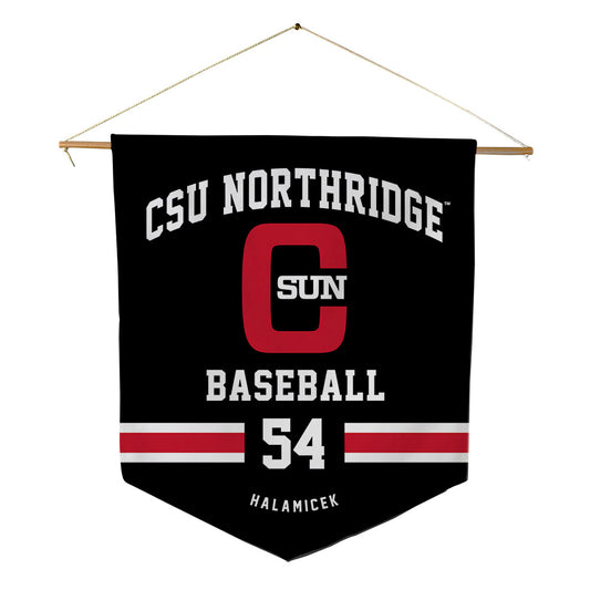 CSUN - NCAA Baseball : Ryan Halamicek - Pennant - 18" x 21"-0