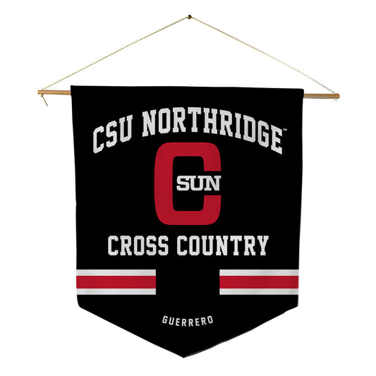 CSUN - NCAA Men's Cross Country : Robert Guerrero - Pennant - 18" x 21"-0
