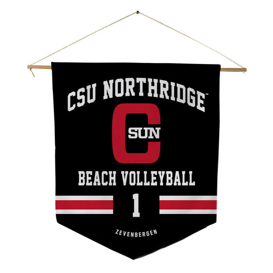 CSUN - NCAA Beach Volleyball : Alexis Zevenbergen - Pennant - 18" x 21"-0