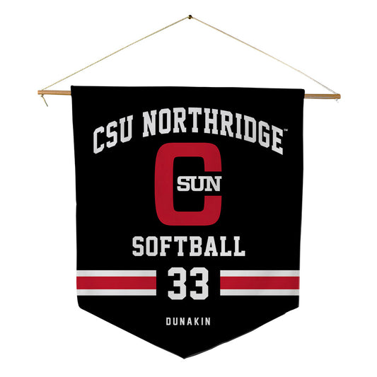 CSUN - NCAA Softball : Katelyn Dunakin - Pennant - 18" x 21"-0