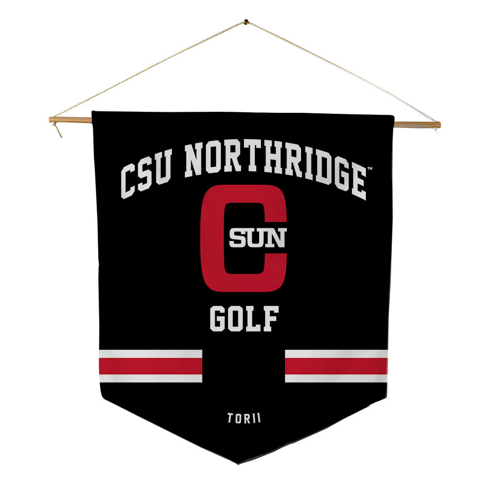 CSUN - NCAA Men's Golf : Yuo Torii - Pennant - 18" x 21"-0