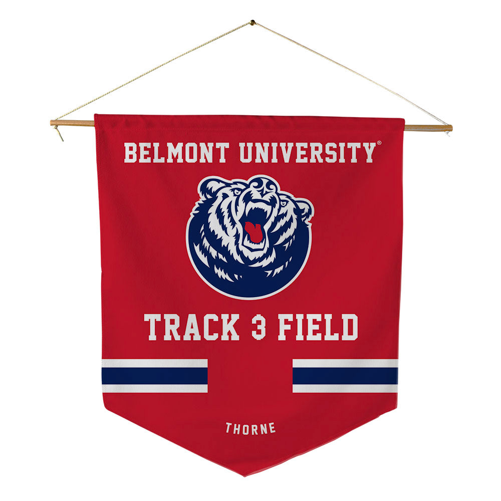 Belmont - NCAA Women's Track & Field : Kaitlyn Thorne - Pennant - 18" x 21"-0