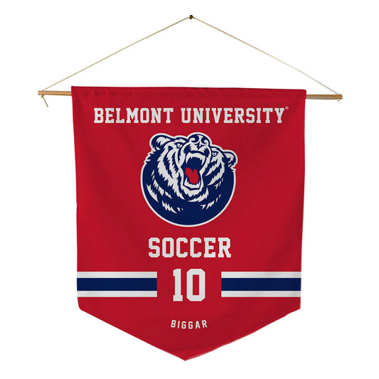 Belmont - NCAA Men's Soccer : Nzuhri Biggar - Pennant - 18" x 21"-0