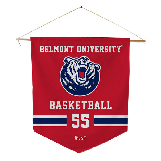 Belmont - NCAA Women's Basketball : Leah West - Pennant - 18" x 21"-0