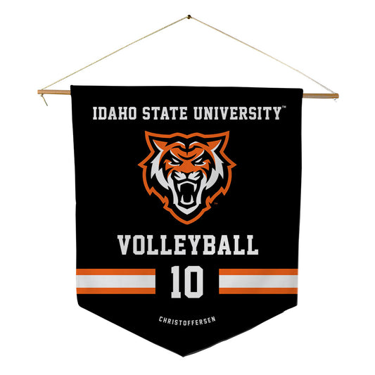Idaho State - NCAA Women's Volleyball : Brooke Christoffersen - Pennant - 18" x 21"-0