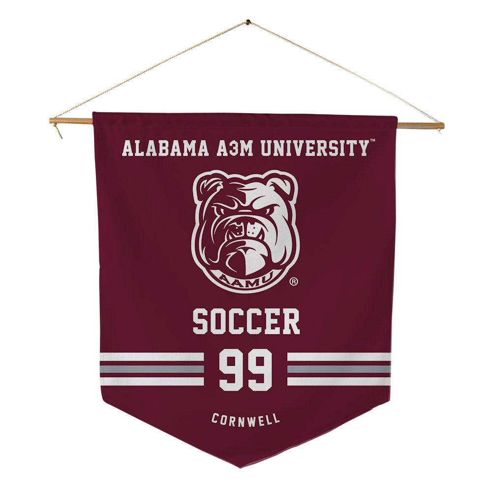 AAMU - NCAA Women's Soccer : Madelyn Cornwell - Pennant - 18" x 21"-0