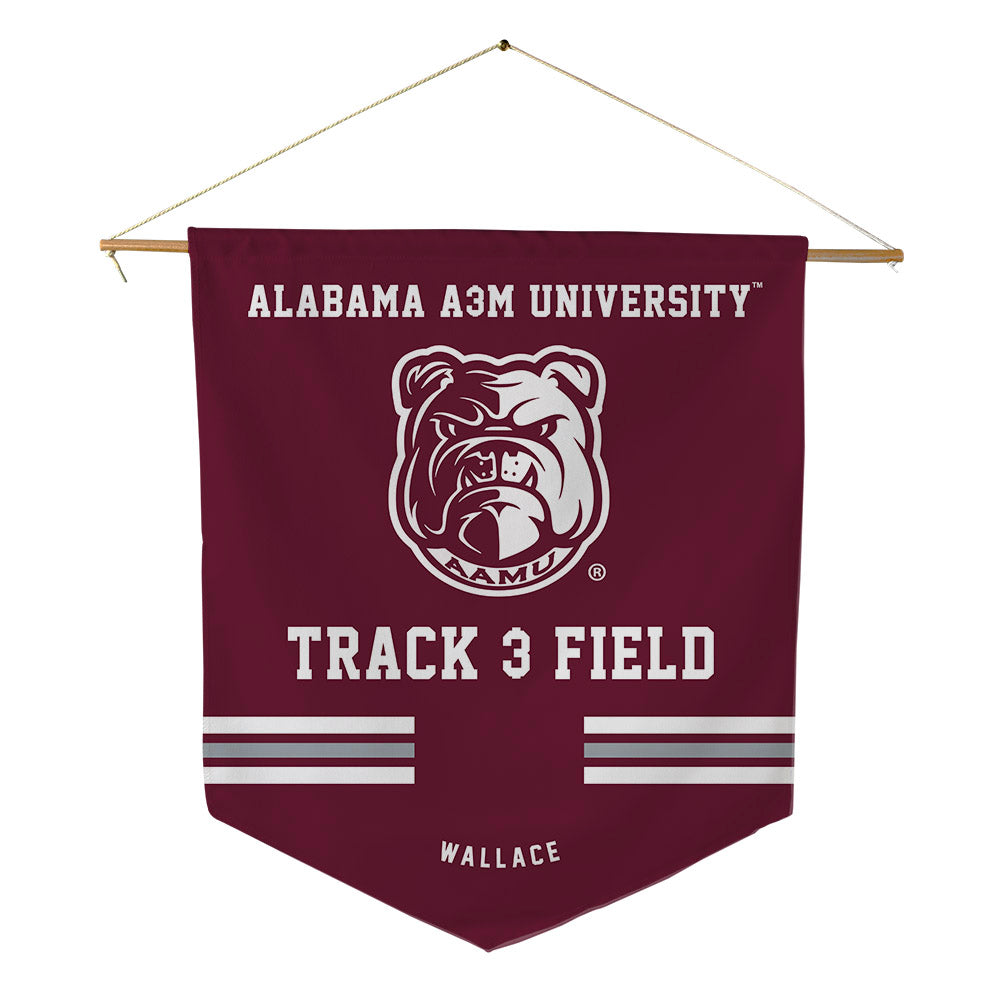 AAMU - NCAA Men's Track & Field : Cameron Wallace - Pennant - 18" x 21"-0