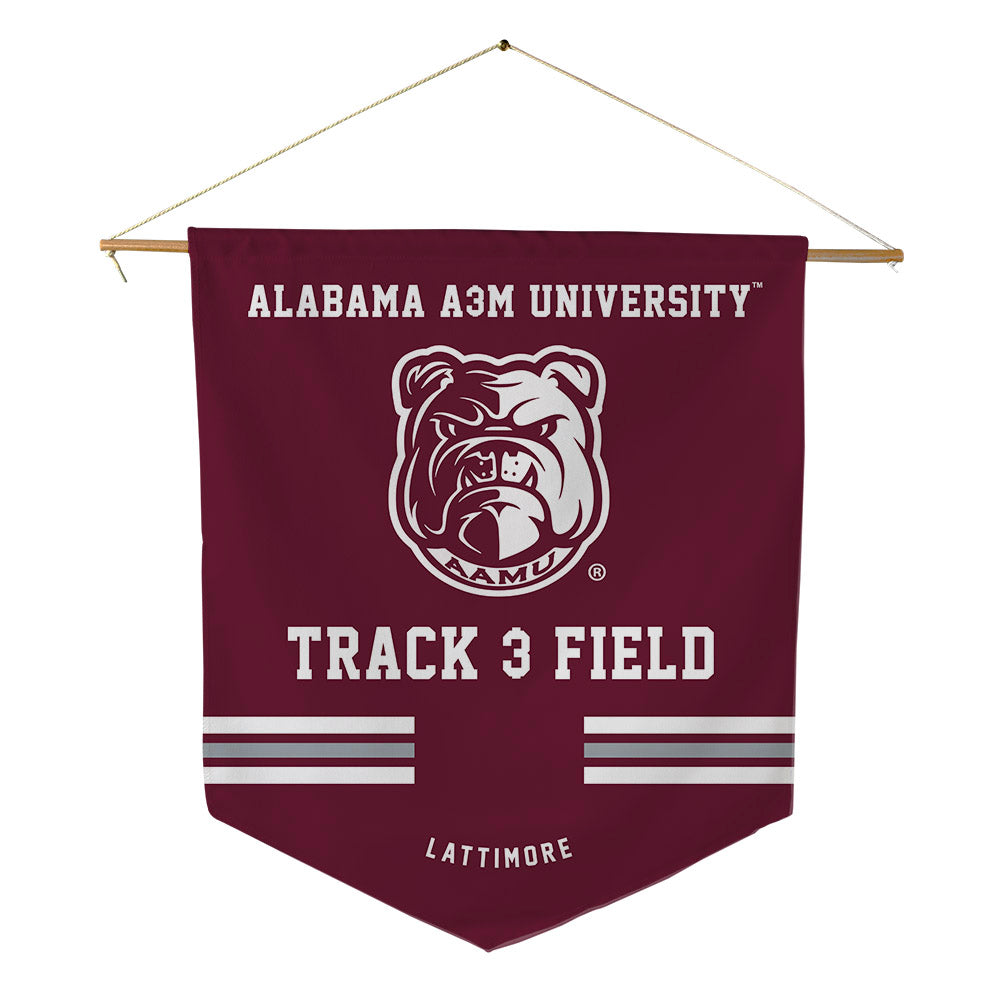 AAMU - NCAA Men's Track & Field : Sherman Lattimore - Pennant - 18" x 21"-0