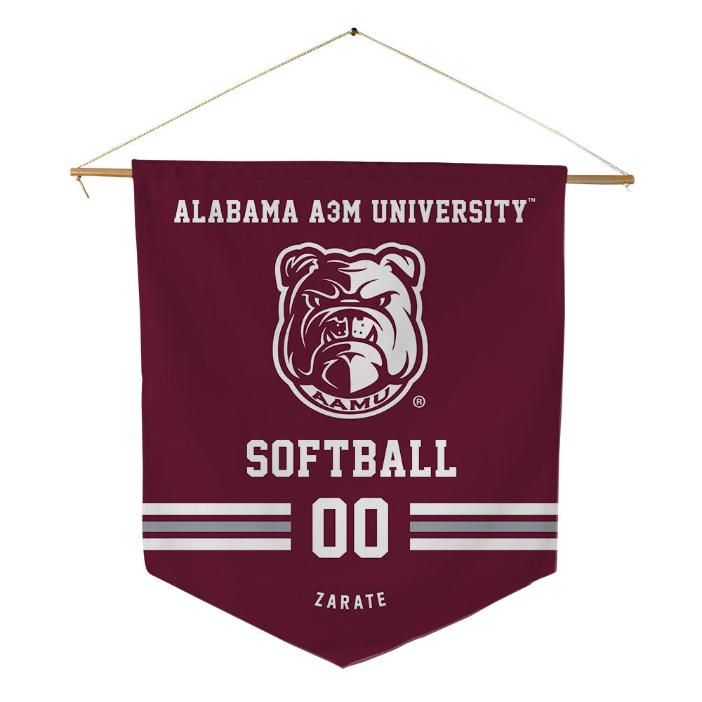AAMU - NCAA Softball : Arianna Zarate - Pennant - 18" x 21"-0