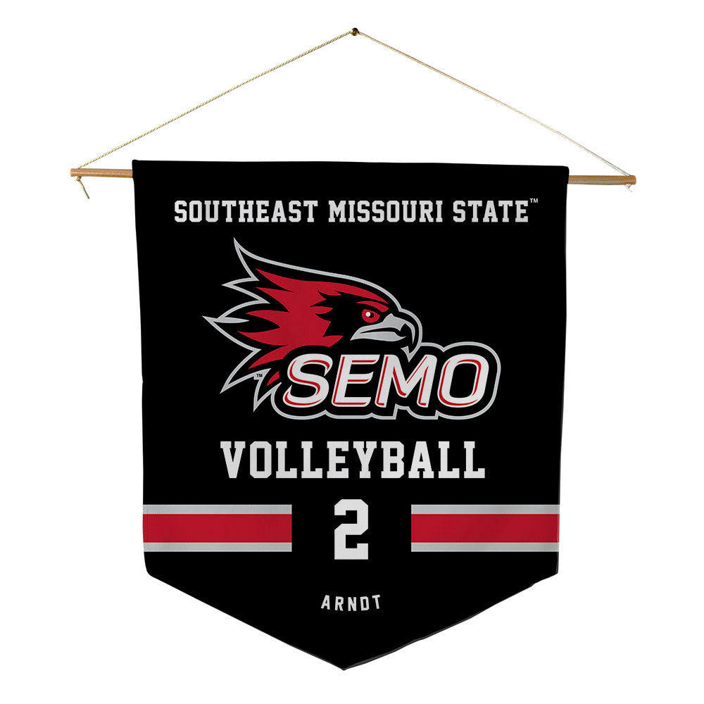 SEMO - NCAA Women's Volleyball : Lucy Arndt - Pennant - 18" x 21"-0
