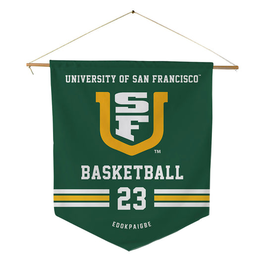 USFCA - NCAA Women's Basketball : Candy Edokpaigbe - Pennant - 18" x 21"-0