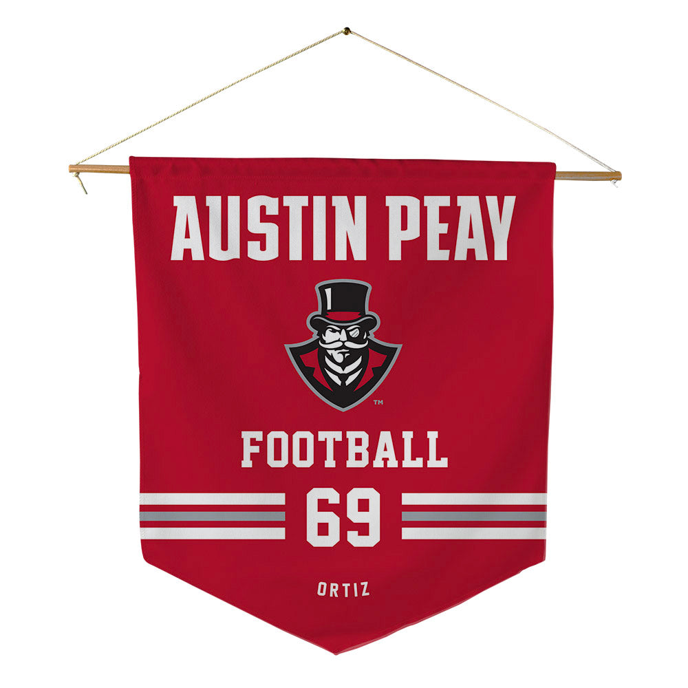 APSU - NCAA Football : Solomon Ortiz - Pennant - 18" x 21"-0