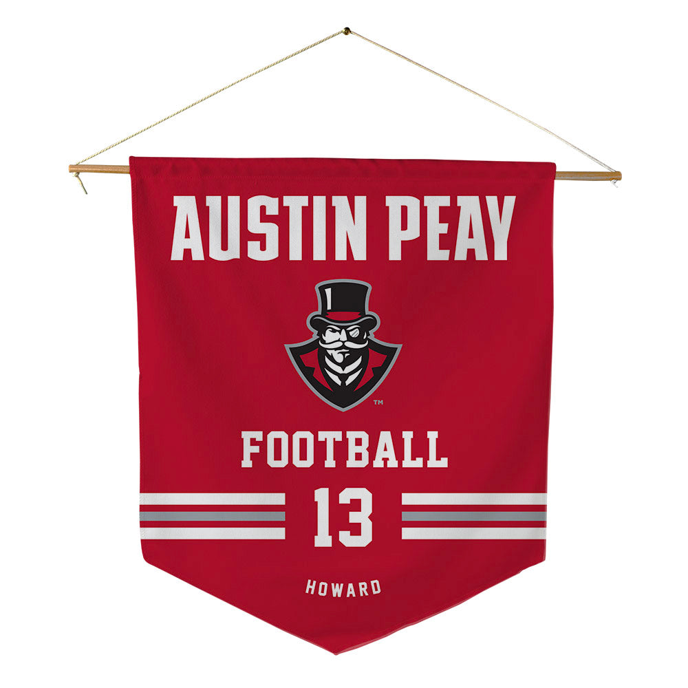 APSU - NCAA Football : Kendal Howard - Pennant - 18" x 21"-0
