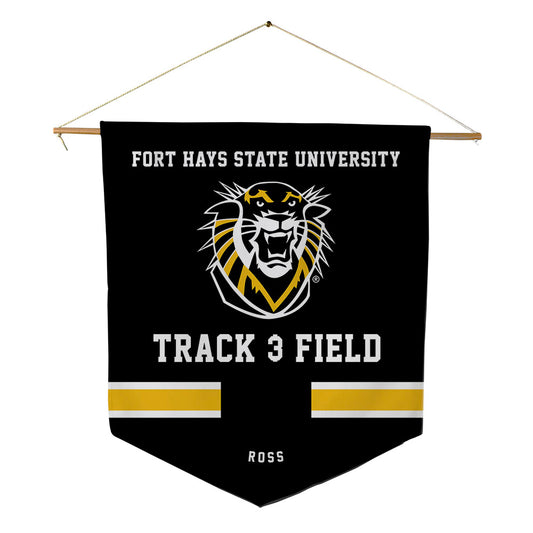 FHSU - NCAA Women's Track & Field : Cameron Ross - Pennant - 18" x 21"-0