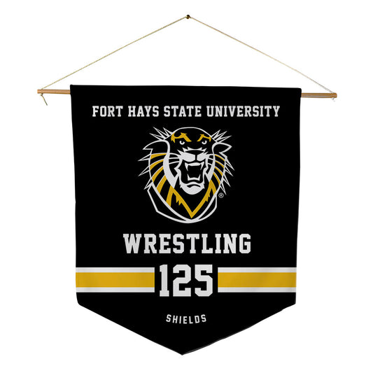FHSU - NCAA Wrestling : Aiden Shields - Pennant - 18" x 21"-0