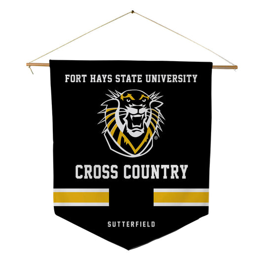 FHSU - NCAA Women's Cross Country : Madison Sutterfield - Pennant - 18" x 21"-0