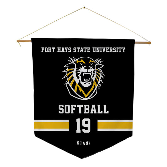 FHSU - NCAA Softball : Giabella Otani - Pennant - 18" x 21"-0