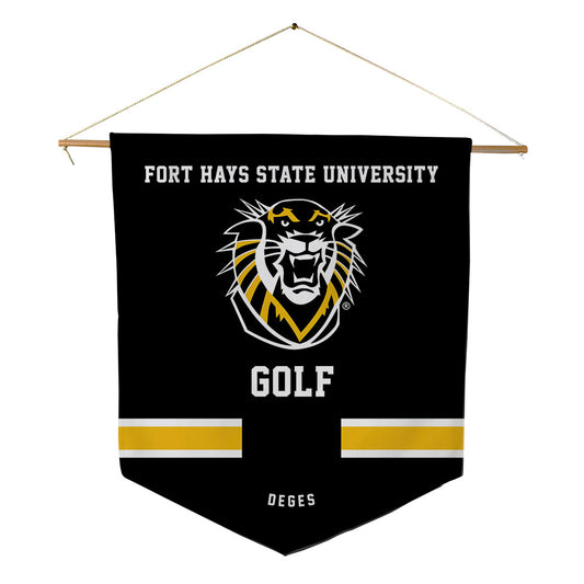 FHSU - NCAA Men's Golf : Benjamin Deges - Pennant - 18" x 21"-0