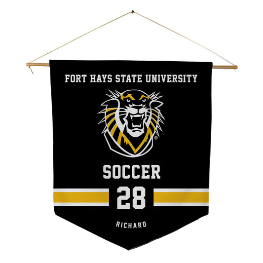 FHSU - NCAA Women's Soccer : Saylor Richard - Pennant - 18" x 21"-0