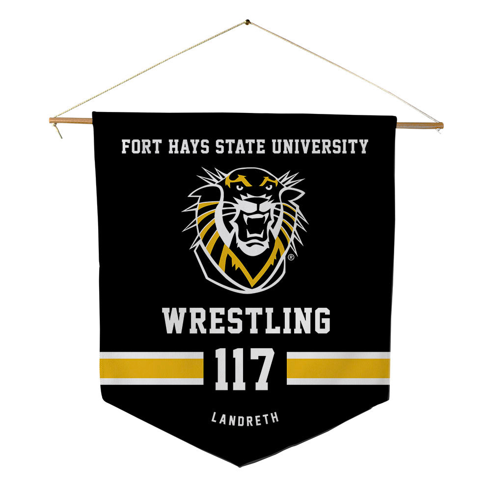 FHSU - NCAA Wrestling : Leiannah Landreth - Pennant - 18" x 21"-0