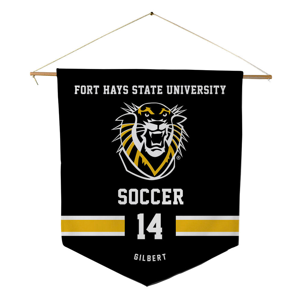 FHSU - NCAA Women's Soccer : Ally Gilbert - Pennant - 18" x 21"-0