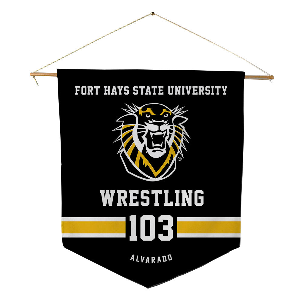 FHSU - NCAA Wrestling : Jaidyn Alvarado - Pennant - 18" x 21"-0