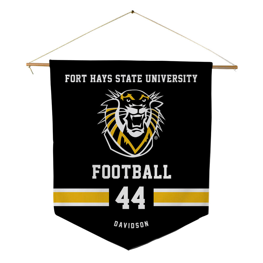 FHSU - NCAA Football : Tristen Davidson - Pennant - 18" x 21"-0