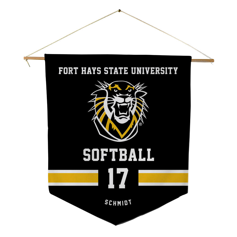 FHSU - NCAA Softball : Dezaree as Schmidt - Pennant - 18" x 21"-0