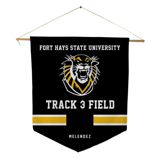 FHSU - NCAA Men's Track & Field : Ian Melendez - Pennant - 18" x 21"-0