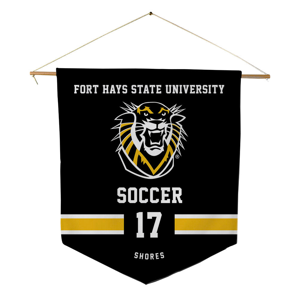 FHSU - NCAA Women's Soccer : Berit Shores - Pennant - 18" x 21"-0