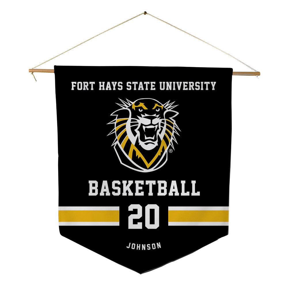 FHSU - NCAA Men's Basketball : Ben Johnson - Pennant - 18" x 21"-0