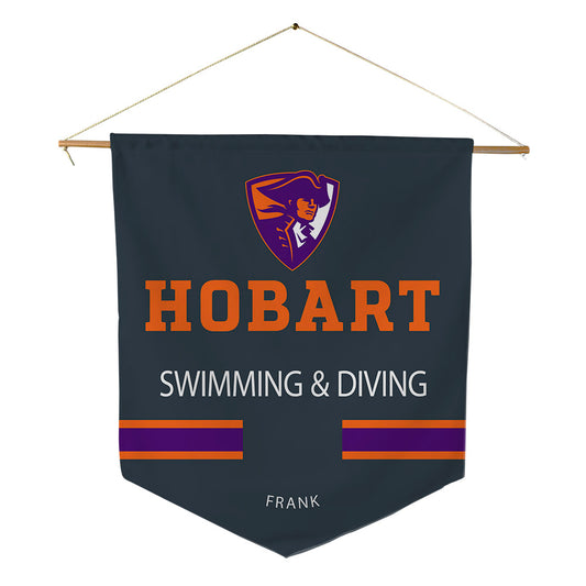 HWS - NCAA Men's Swimming & Diving : Holton Frank - Pennant - 18" x 21"-0