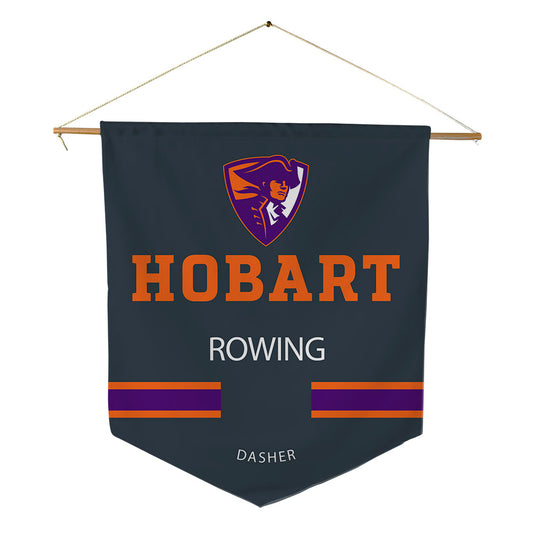 HWS - NCAA Men's Rowing : Jayden Dasher - Pennant - 18" x 21"-0