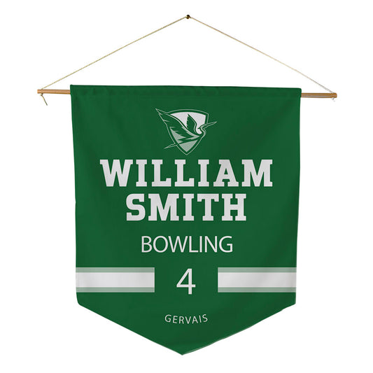HWS - NCAA Women's Bowling : Brooke Gervais - Pennant - 18" x 21"-0