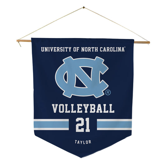 UNC - NCAA Women's Volleyball : Jackie Taylor - Pennant - 18" x 21"-0
