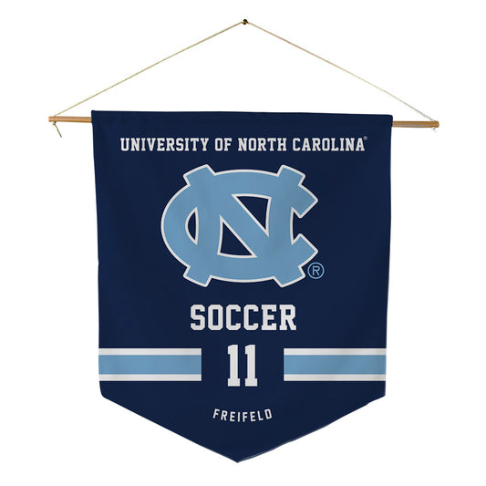 UNC - NCAA Women's Soccer : Eres Freifeld - Pennant - 18" x 21"-0