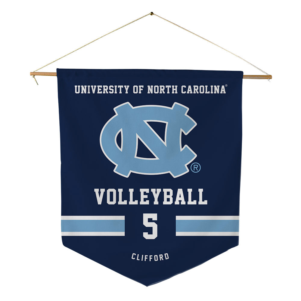 UNC - NCAA Women's Volleyball : Meghan Clifford - Pennant - 18" x 21"-0